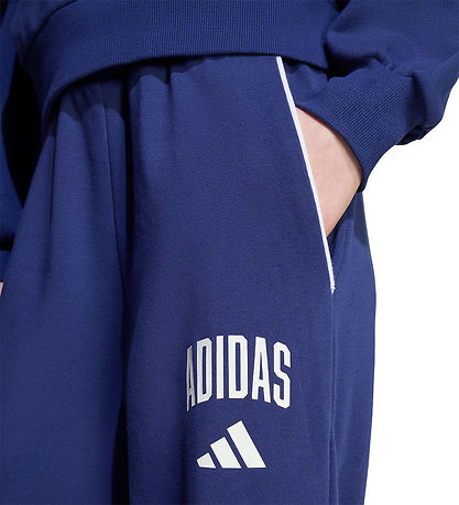 adidas Performance Sweatpants - JG CLGT W - Dkblue/White