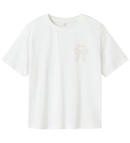 Name ItT-shirt - NkfKatalin - Bright White