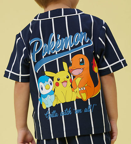 Name It Skjorte - NmmMaska - Pokémon - Navy Blazer