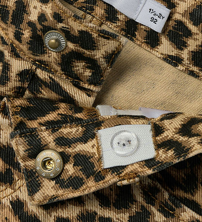Name It Shorts - NmfRose - Silver Mink/Leopard