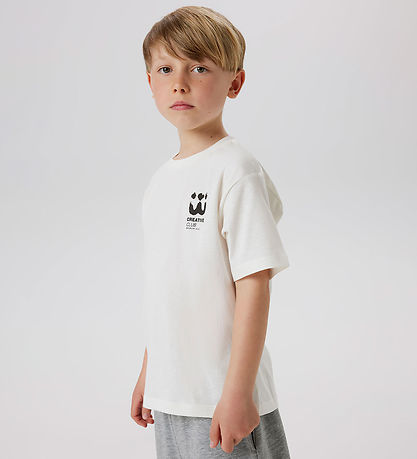 Name It T-shirt - NkmFelix - Cloud Dancer