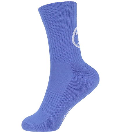Molo Strømper - Norman - 2-pak - Dazzling Blue/Hvid