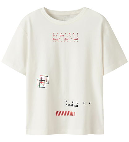 Name It T-shirt - NkmKingston - Coconut Milk