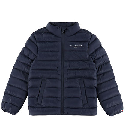 Tommy Hilfiger Dunjakke - Light Down - Dark Night Navy