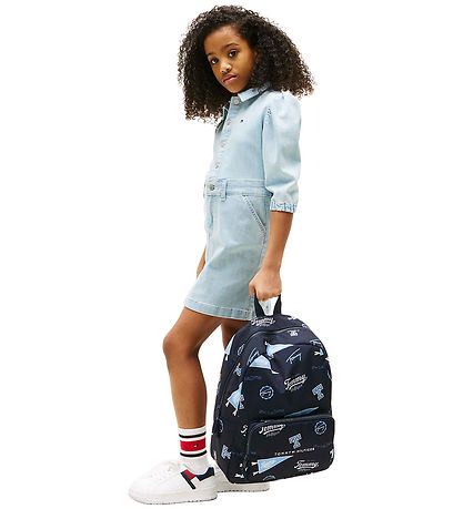 Tommy Hilfiger Rygsæk - Ess Printed - Space Blue All Over
