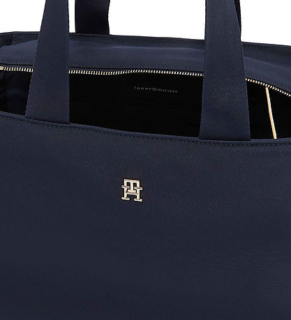 Tommy Hilfiger Pusletaske - TH Seasonal Changing - Space Blue