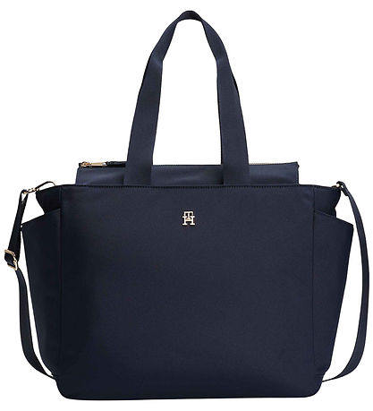 Tommy Hilfiger Pusletaske - TH Seasonal Changing - Space Blue
