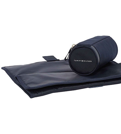 Tommy Hilfiger Pusletaske - TH Seasonal Changing - Space Blue