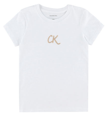 Calvin Klein T-Shirt - Glitter - Bright White