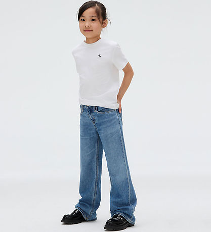 Calvin Klein T-shirt - Mono Mini Badge - Bright White