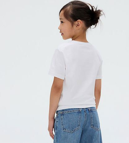 Calvin Klein T-shirt - Mono Mini Badge - Bright White