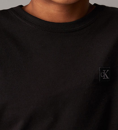 Calvin Klein  T-shirt - Mono Mini Badge - Ck Black