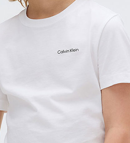 Calvin Klein T-shirt - Geo Ck Backprint - Bright White