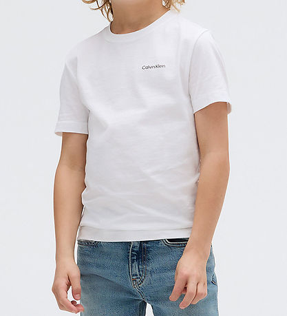 Calvin Klein T-shirt - Geo Ck Backprint - Bright White