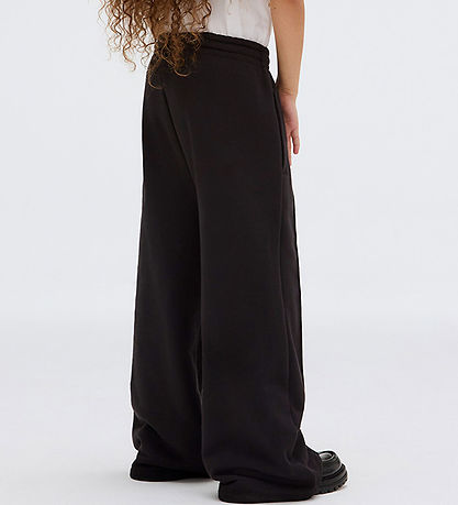 Calvin Klein Sweatpants - Ck Logo Wide - Ck Black