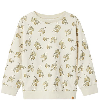 Lil' Atelier Sweatshirt - NmnJobo - Turtledove/Lemons