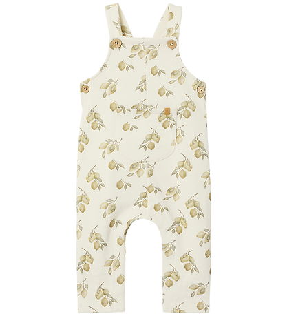 Lil' Atelier Smækbukser - Sweat - NbnJobo - Turtledove/Lemons
