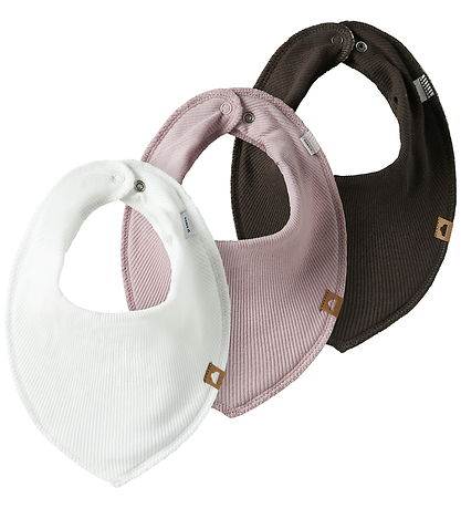 Name It Hagesmæk - 3-pak - Rib - NbfYvettekoy - Cloud Dancer/Bur
