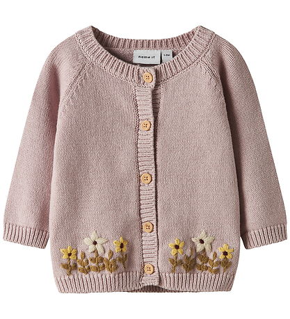 Name It Cardigan - Strik - NbfKamma - Burnished Lilac