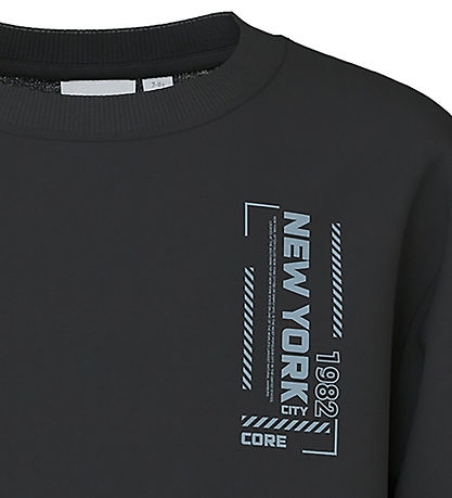 Name It Sweatshirt - NkmVasha - Black/New York 1982