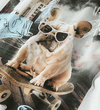 Name it T-shirt - NkmVoto - Bright White/Street Style