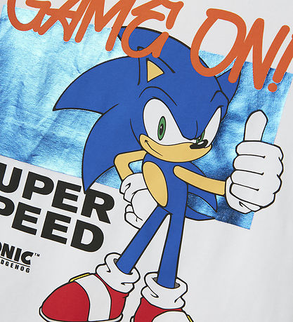 NameIt T-shirt - NkmJerry Sonic - Bright White