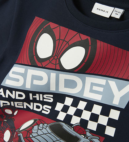 Name It Bluse - NmmJo - Spiderman - Navy Blazer