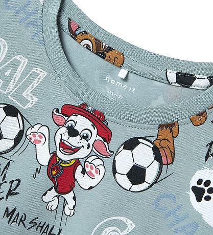 Name It T-shirt - NmmJubi - Paw Patrol - Dusty Blue