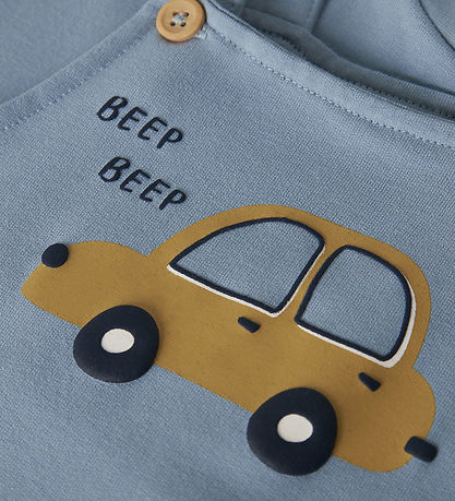 Name It Smækbukser - Sweat - NbmVonne - Dusty Blue/Car