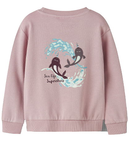 Name It Sweatshirt - NmfVasacha - Burnished Lilac/Narwhale
