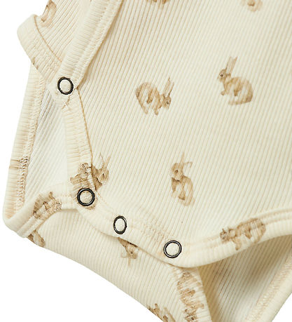 Lil Atelier Body l/æ - Slim - Nbnlavo - Turtledove/Rabbit