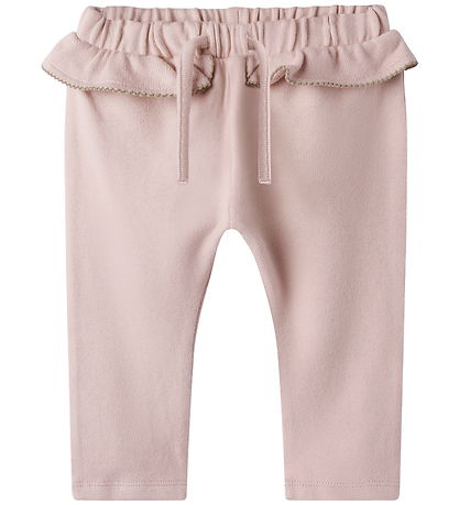 Lil Atelier Bukser - Rib - NbfThoro - Misty Rose
