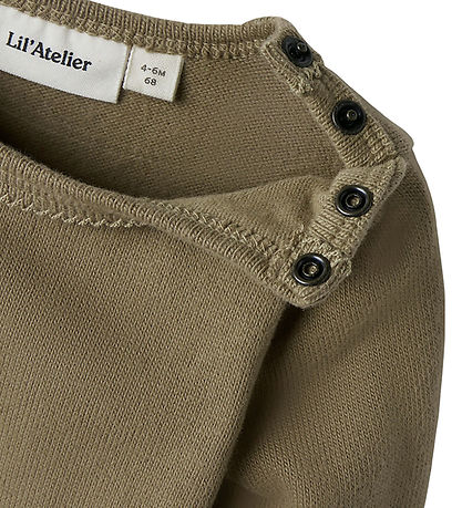 Lil Atelier Body l/æ - Rib - Slim - NbfThoro - Sepia Tint