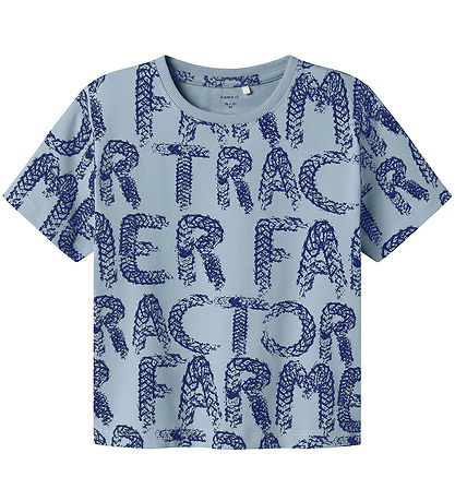 Name It T-shirt - NmmLeander - Dusty Blue