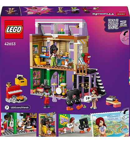 LEGO® Friends - Musikbutik og lejlighed 42653 - 483 Dele