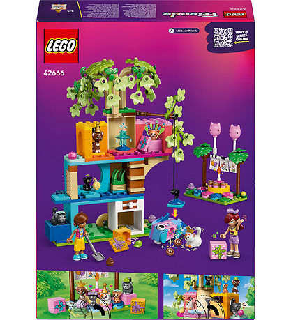 LEGO® Friends - Katte-fødselsdagsfest og trætophus 42666 - 321 D