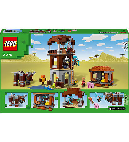 LEGO® Minecraft - Røverforposten Og Ravager 21278 - 665 Dele
