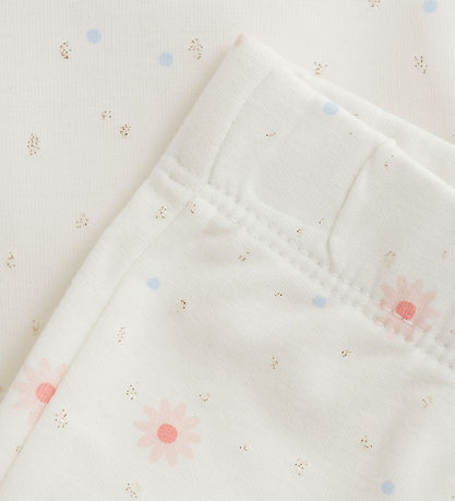 Minymo Sweatpants - AOP - Marshmellow White