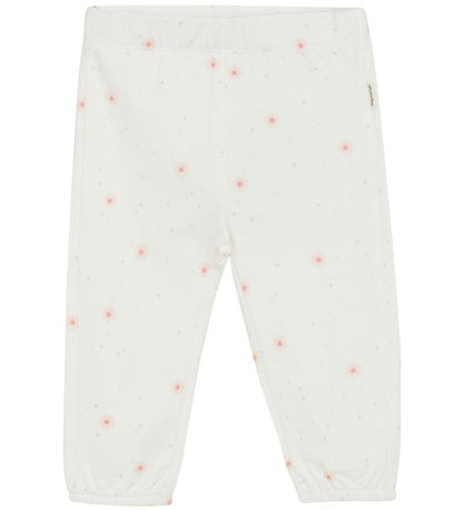 Minymo Sweatpants - AOP - Marshmellow White