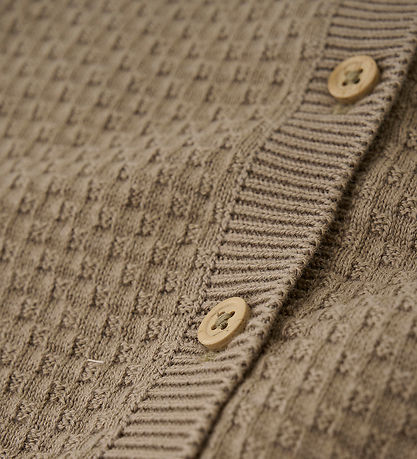 Minymo Cardigan - Strik - Timber Wolf