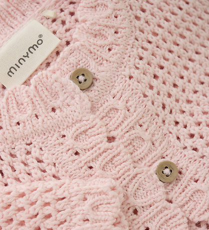 Minymo Cardigan - Strik - Pink Dogwood