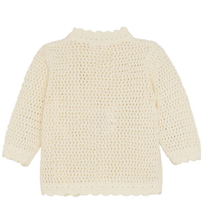 Minymo Cardigan - Strik - Marshmellow White