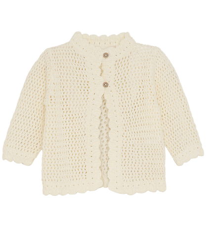Minymo Cardigan - Strik - Marshmellow White