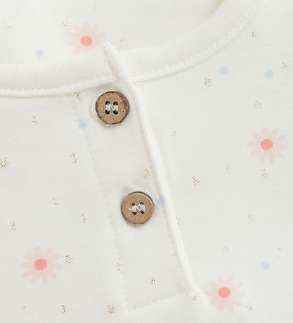 Minymo Sweatshirt - AOP - Marshmellow White