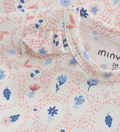 Minymo Body l/æ - AOP - Marshmellow White