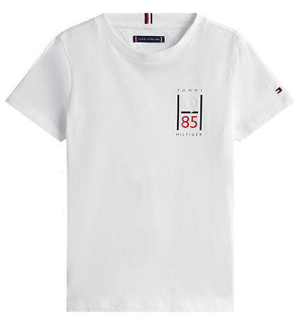 Tommy Hilfiger T-shirt - Graphic - Hvid