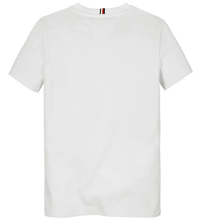 Tommy Hilfiger T-shirt - EMB - Hvid