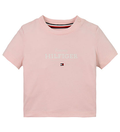 Tommy Hilfiger Shortssæt - Monotype - Precious Pink