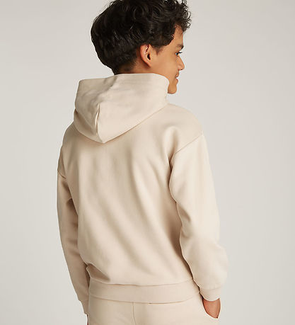 Tommy Hilfiger Hættetrøje - U Mini Corp Logo - Classic Beige