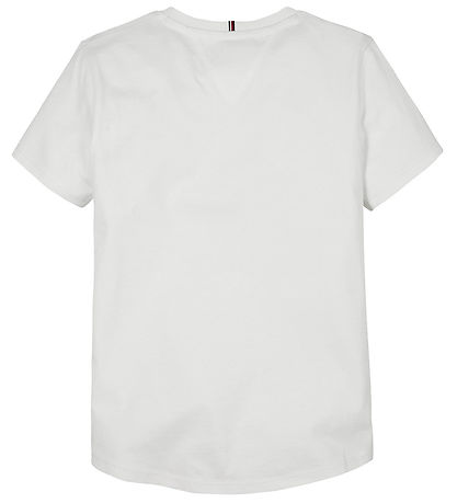 Tommy Hilfiger T-shirt - Script Slim - Hvid